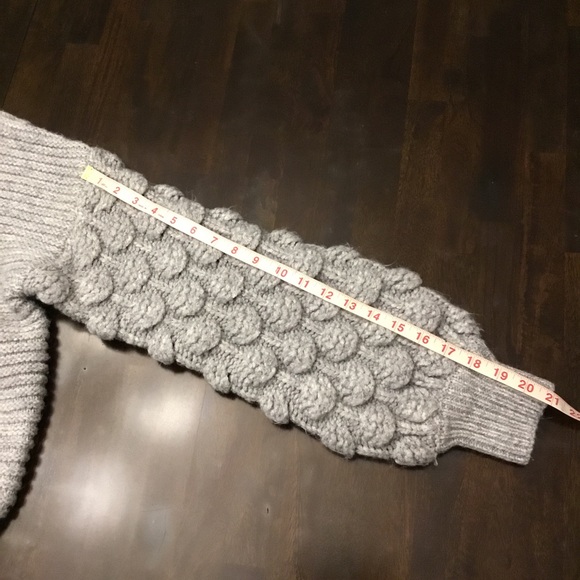 Harper Heritage Bubble Sleeve Knit Sweater Size M - Picture 9 of 11
